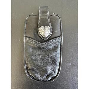 Vintage Brighton Black Leather Case